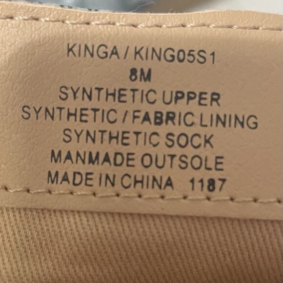 Steve Madden Kinga Snake Print Boots Size 8 M Faux Leather Blue Black Knee High - Picture 7 of 7